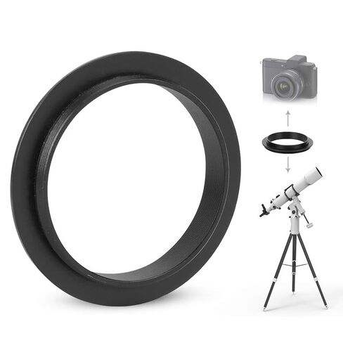حلقة محول تلسكوب فلكي من سبيكة سوداء M48MM M54MM حلقة محول لعلم الفلك in Saudi Arabia