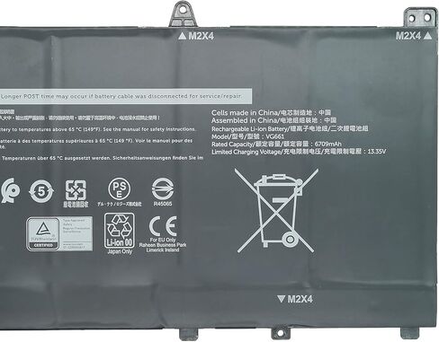 VG661 Laptop Battery 80.5Wh Compatible with Dell Alienware X14 R1 / Alienware X14 R2 Series 0GD3C9 GD3C9 0V4N84 V4N84 31CP5/46/95-2 in Saudi Arabia