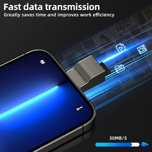 Lightning to USB Adapter for iPhone 14 13 Pro Max for Apple for iPad (2in1) Card Reader Cable Digital Camera Flash Drive Female OTG Micro SD Lighting Male Transfer Phone Adaptador Cord Connection in Saudi Arabia