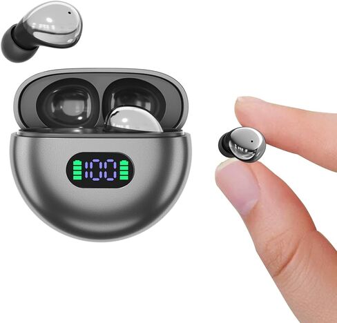 Skin Tone Wireless Invisible in Ear Earbuds Mini Headphones Discreet Hidden Bluetooth Earphones Ear Buds for Work Sleeping on Side Small Ears Canal Women Sleep Tiny Smallest Earbuds for Side Sleepers in Saudi Arabia