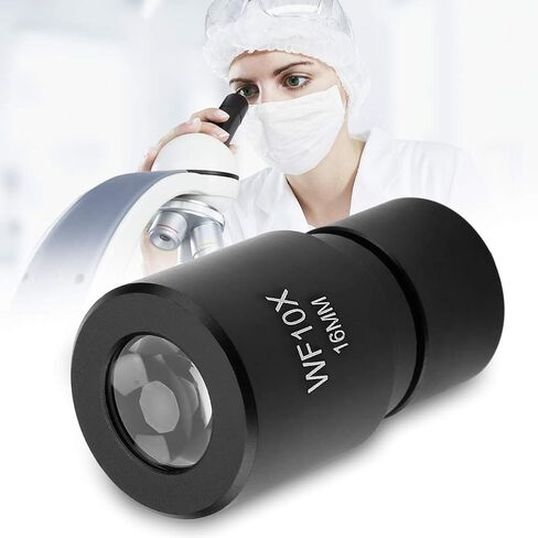 عدسة Vikye المجهرية، DM-R001 WF10X عدسة 16 مم لتركيب عدسة المجهر البيولوجي 23.2 مم in Kuwait
