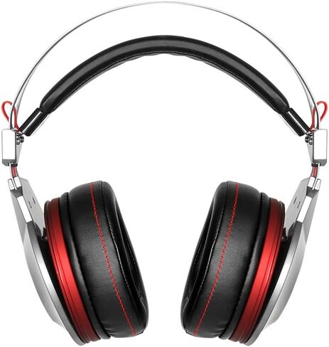 Head Set Headphones,PC Gaming Headset Over-Ear Gaming Headphones - with Mic Noise Cancelling & Volume Control for Laptop-Silver in Saudi Arabia