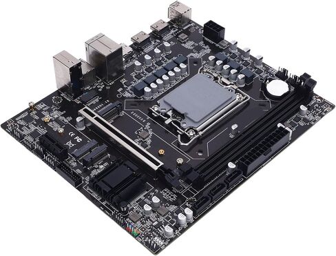 اللوحة الأم للألعاب Tangxi H610، اللوحة الأم DDR4 ATX ثنائية القناة لـ LGA 1700 مع فتحة M.2 PCIe x16، ودعم وحدات المعالجة المركزية من الجيل الثاني عشر والثالث عشر والرابع عشر i3 i5 i7 i9 in Saudi Arabia