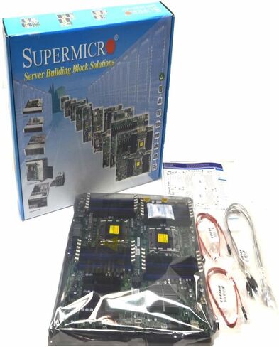 Supermicro X9DRI-LN4F+-O Dual LGA2011 /Intel C602/ DDR3/ SATA3/ V&4GbE/ EATX Server Motherboard in Saudi Arabia