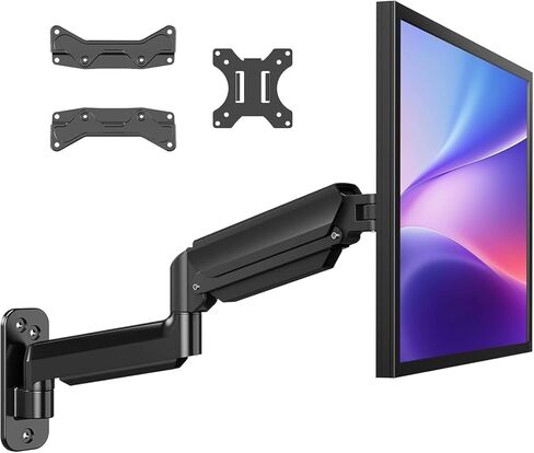 HUANUO Computer Monitor Wall Mount&HElectric Standing Desk in Saudi Arabia