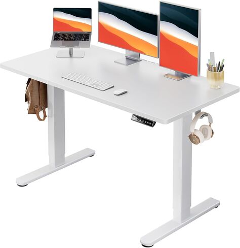 HUANUO Computer Monitor Wall Mount&HElectric Standing Desk in Saudi Arabia