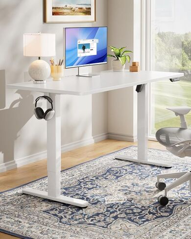 HUANUO Computer Monitor Wall Mount&HElectric Standing Desk in Saudi Arabia