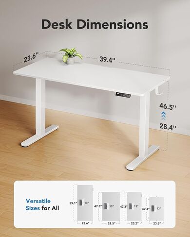 HUANUO Computer Monitor Wall Mount&HElectric Standing Desk in Saudi Arabia