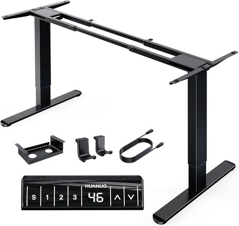 HUANUO Single Monitor Arm&Electric Standing Desk in Saudi Arabia