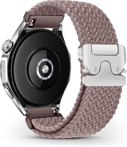 حزام من النايلون لـ Amazfit Bip 6/Bip 5/Balance 2/GTR 4/GTR 3 Pro Bands قابل للتنفس 22 مم حزام رياضي من النايلون المنسوج لـ Garmin Venu 4 45 مم /Venu 3 /Forerunner 570 47 مم /Forerunner 265 in Kuwait