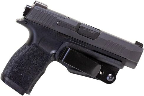 تكنا كليب الحد الأدنى IWB الحافظة يمكن استخدامه بكلتا اليدين Sig Sauer P365 Kydex أسود in Kuwait