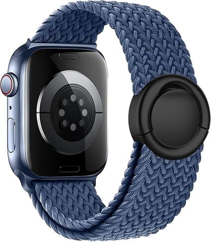 Elastic Braided Band for Apple Watch Band 38mm 40mm 41mm 42mm 44mm 45mm 46mm 49mm Women Men, Soft Nylon Woven Sport Solo Loop Strap for iWatch Series 10 9 8 7 6 5 4 3 SE Ultra2/Ultra in Saudi Arabia