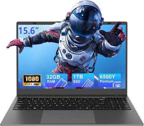 كمبيوتر محمول، ذاكرة الوصول العشوائي 32 جيجا بايت SSD، 1 تيرابايت SSD، كمبيوتر محمول 15.6 بوصة FHD، معالج Pentium Gold 6500Y (يصل إلى 3.4 جيجا هرتز)، ثنائي النوع C، BT5.0، USB3.2، HDMI، أجهزة كمبيوتر محمولة للأعمال والعمل in Saudi Arabia