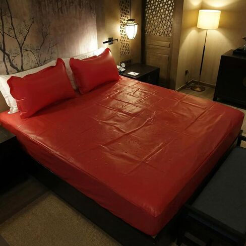 Waterproof Bed Sheets with Inflatable Pillow for Essential Oil Massage Spa, Twin 83x52in in Saudi Arabia
