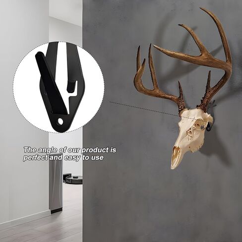 12 PCS Mount Skull Hangers, Deer Skull Mount Hanger Kit, Euro Mount Wall Hooker Heavy-Duty Skull Hanger for Wall Display Hanging Mounting Deer Antler Style for Indoor and Outdoor Walls in Saudi Arabia
