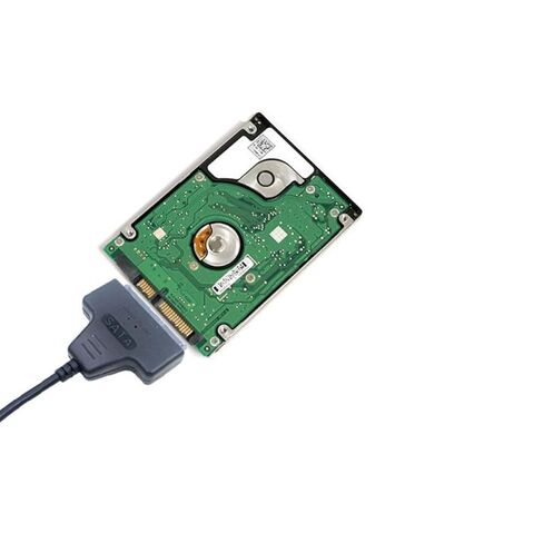 قطعتان من كابلات محول القرص الصلب الخارجي ATA إلى USB 3.0، خط بيانات محول محرك الأقراص SSD مقاس 2.5 بوصة مع مصدر طاقة USB لتوسيع تخزين الكمبيوتر المحمول وسطح المكتب in Kuwait