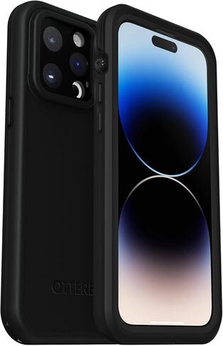 حافظة مقاومة للماء من سلسلة OtterBox FRE مع MagSafe (مصممة بواسطة LifeProof) لهاتف iPhone - عبوة غير مخصصة للبيع بالتجزئة (أسود، iPhone 14 Pro Max) in Kuwait