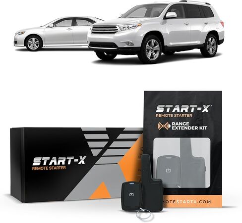 مجموعة التشغيل عن بعد Start-X + موسع نطاق 2000 قدم في اتجاه واحد لسيارة Toyota Highlander (2010، 2011، 2012، 2013) وCamry (2010، 2011) للمركبات المزودة بمفتاح G in Kuwait