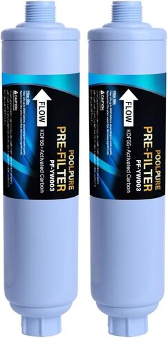 POOLPURE Garden Hose End Pre Filter for Pool, Hot Tub, Spa, Greatly Reduces Chlorine, Heavy Metals, Odor, Fits Any Standard 3/4" Garden Hose Thread, Up to 8,000 Gallons, 1 Pack in Saudi Arabia