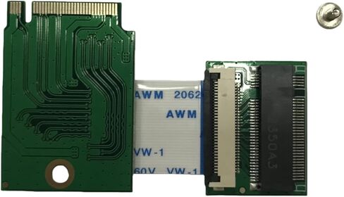 for Steam Deck LCD Handheld Device Conversion 2230 to 2230 2242 2260 2280 SSD Hard Drive Expansion High Capacity Board Adapter 90 Degree NVME M.2 PCIe 3.0 Gold Finger FPC Flex Cable Converter in Saudi Arabia