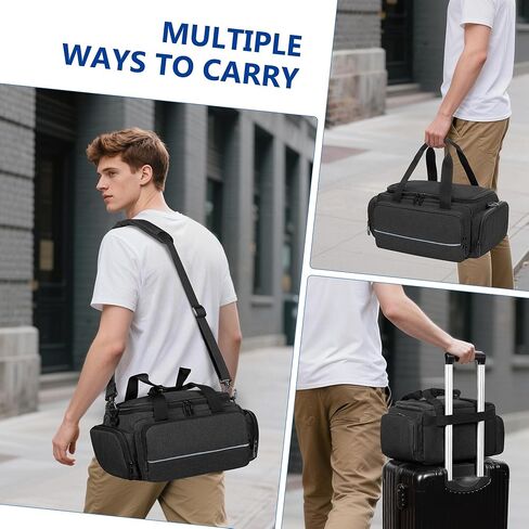 CURMIO Carrying Case Compatible with Meta Quest 2/Quest 3/Quest 3S VR Headset, Portable Storage Bag with External Pockets for Touch Controllers and Accessories, Bag Only in Saudi Arabia