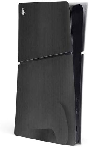 غلاف Skinit المخصص للألعاب متوافق مع وحدة التحكم PS5 Slim Digital Edition - تصميم من خشب الأبنوس in Kuwait