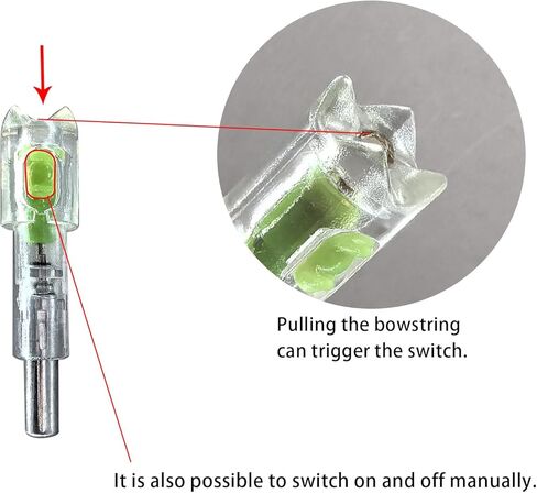 18 قطعة Nocks مضاءة لسهام القوس والنشاب بقطر داخلي .252 .285 .297 .300 .305 ، نقرات أسهم Led عالية الوضوح ، نقرات مضيئة على شكل نصف قمر لصيد الرماية. in Kuwait