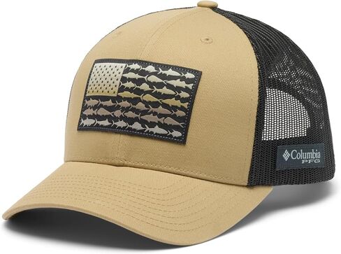 قبعة كولومبيا للجنسين من الجنسين PFG Fish Flag Mesh Snap Back Hat، الشاطئ، مقاس واحد in Saudi Arabia