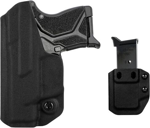 Ruger LCP II 380 IWB الحافظة لليد اليمنى تناسب حافظة المسدس Ruger LCP II 380 و Universal 380 ACP Single Stack Mag Carrier IWB/OWB حافظات المجلات المخفية in Saudi Arabia