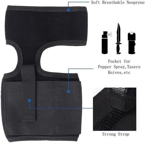 Hidden Carry Ankle Holster Universal Pistol Holster Suitable for G19/26/42/43, S&W M&P Shield 9 RLCP380 Sig-sauerP365/P320 cz75 Taurus g2c Elastic Deep Concealment Leg Holsters in Saudi Arabia