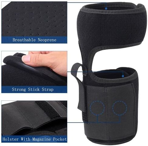 Hidden Carry Ankle Holster Universal Pistol Holster Suitable for G19/26/42/43, S&W M&P Shield 9 RLCP380 Sig-sauerP365/P320 cz75 Taurus g2c Elastic Deep Concealment Leg Holsters in Saudi Arabia