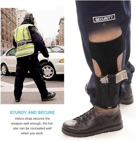 Hidden Carry Ankle Holster Universal Pistol Holster Suitable for G19/26/42/43, S&W M&P Shield 9 RLCP380 Sig-sauerP365/P320 cz75 Taurus g2c Elastic Deep Concealment Leg Holsters in Saudi Arabia