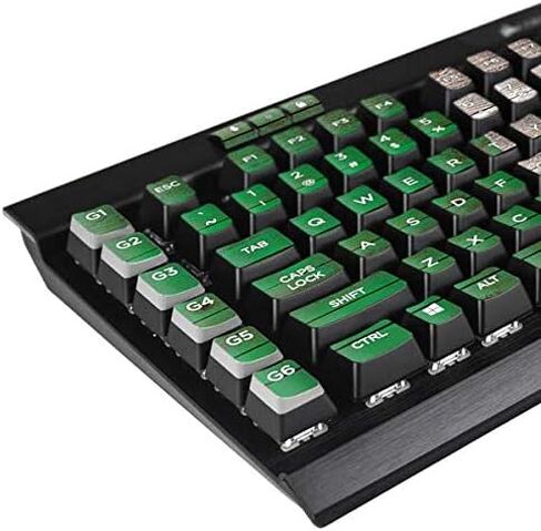 غلاف Skinit متوافق مع لوحة مفاتيح الألعاب الميكانيكية البلاتينية K95 RGB - تصميم Skinit الأصلي من الخشب الداكن بتصميم العلم المكسيكي in Kuwait