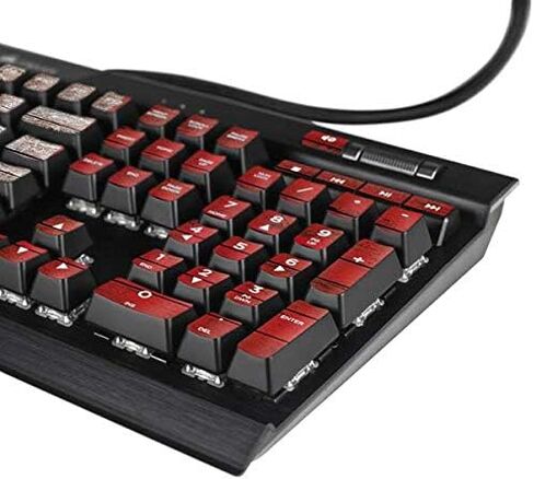 غلاف Skinit متوافق مع لوحة مفاتيح الألعاب الميكانيكية البلاتينية K95 RGB - تصميم Skinit الأصلي من الخشب الداكن بتصميم العلم المكسيكي in Kuwait