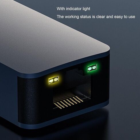 USB to Ethernet Adapter 2.5 Gbps, USB3.0 Network Converter with RTL8156B Chip Aluminum Alloy External Ethernet Converter lagfree for OS X in Saudi Arabia