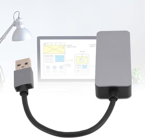 USB to Ethernet Adapter 2.5 Gbps, USB3.0 Network Converter with RTL8156B Chip Aluminum Alloy External Ethernet Converter lagfree for OS X in Saudi Arabia