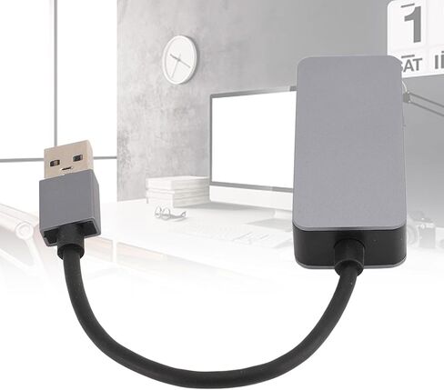 USB to Ethernet Adapter 2.5 Gbps, USB3.0 Network Converter with RTL8156B Chip Aluminum Alloy External Ethernet Converter lagfree for OS X in Saudi Arabia