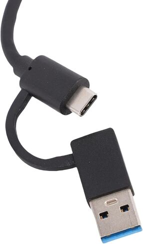 USB C to Ethernet Adapter, 2.5Gbps RJ45 Network Adapter with USB A Converter and LED Indicator, for 7 8 10 and OS X 10.6 or Later in Saudi Arabia