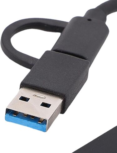 USB C to Ethernet Adapter, 2.5Gbps RJ45 Network Adapter with USB A Converter and LED Indicator, for 7 8 10 and OS X 10.6 or Later in Saudi Arabia
