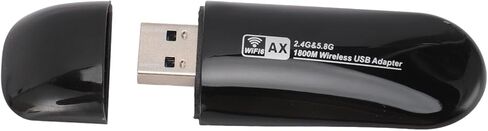 محول SUNGOOYUE USB3.0 WiFi 6 عالي السرعة AX1800M ثنائي النطاق 1800 ميجابت في الثانية بطاقة WiFi لـ 11 10، إعداد سهل لأجهزة الكمبيوتر المكتبية وأجهزة الكمبيوتر المحمولة in Kuwait