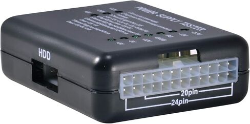 ATX Power Supply PSU Tester with 20/24 Pin, SATA & Molex HDD Connectors for PC in Saudi Arabia