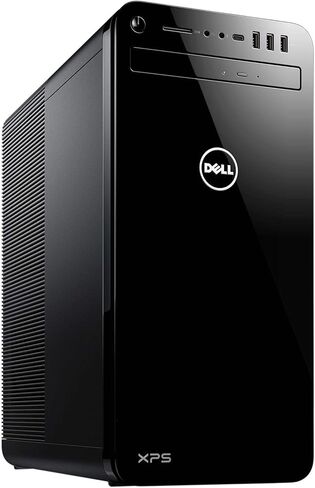 كمبيوتر مكتبي Dell XPS 8930 (2020) للمنزل والعمل (Intel i7-9700 8-Core، وذاكرة وصول عشوائي 32 جيجابايت، و128 جيجابايت PCIe SSD + 1 تيرابايت HDD (3.5)، ورسومات Intel UHD، وواي فاي، وبلوتوث، وHDMI، وUSB 3.1، وWin 11 Pro) (متجدد) in Kuwait