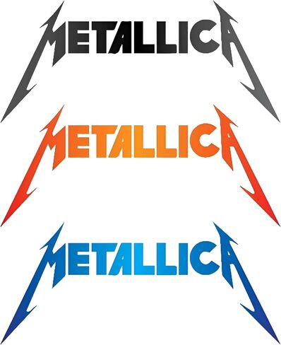 Heavy Metal Rock Band Decal Punk & Thrash Metal Vinyl Sticker Classic Sticker for Laptops Mobiles & Tumblers in Saudi Arabia
