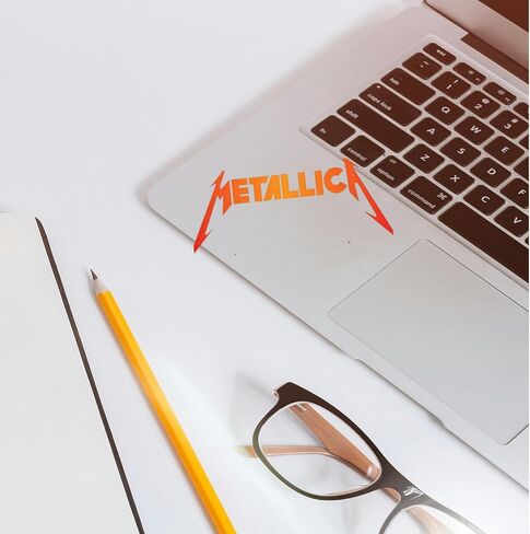 Heavy Metal Rock Band Decal Punk & Thrash Metal Vinyl Sticker Classic Sticker for Laptops Mobiles & Tumblers in Saudi Arabia