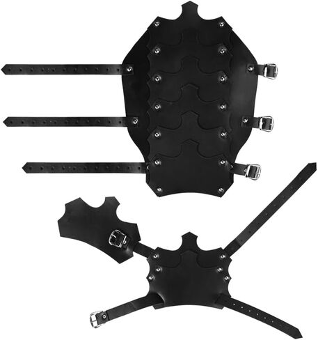 شبه الجزيرة الحب القرون الوسطى فو الجلود الجراميق القراصنة أغطية للأحذية الفايكنج فارس المحارب العجل درع للحفلات تأثيري هالوين in Kuwait