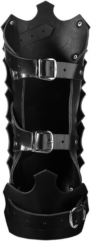 شبه الجزيرة الحب القرون الوسطى فو الجلود الجراميق القراصنة أغطية للأحذية الفايكنج فارس المحارب العجل درع للحفلات تأثيري هالوين in Kuwait