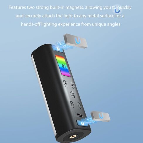 Diyeeni RGB Light Wand, Magnetic Handheld Photography Video Light Stick, 2500K ~ 7000K Dimmable CRI85+ LED Tube Bar, 13 Scenes for Vlog, Photography in Saudi Arabia