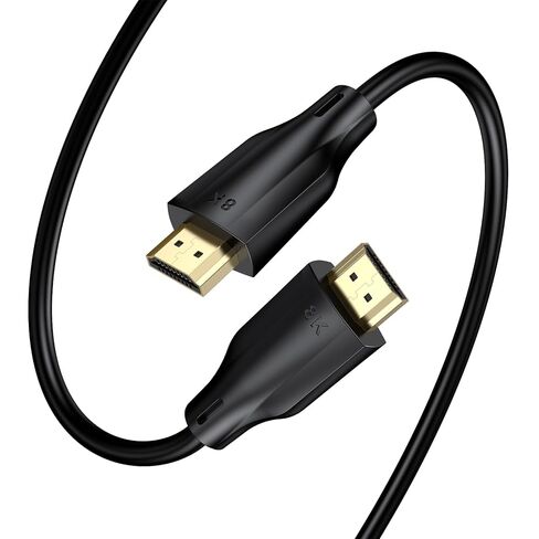 كابل HDMI 8K 10 حزم 10 أقدام، 48 جيجابت في الثانية HDMI 2.1 كابل يدعم 8K@60 هرتز، 4K@120 هرتز، HDR10+، eARC، ثلاثي الأبعاد، Dolby متوافق مع الشاشة، HDTV، جهاز العرض، مكبر الصوت، الكمبيوتر المحمول، PS5/PS4، Xbox in Saudi Arabia