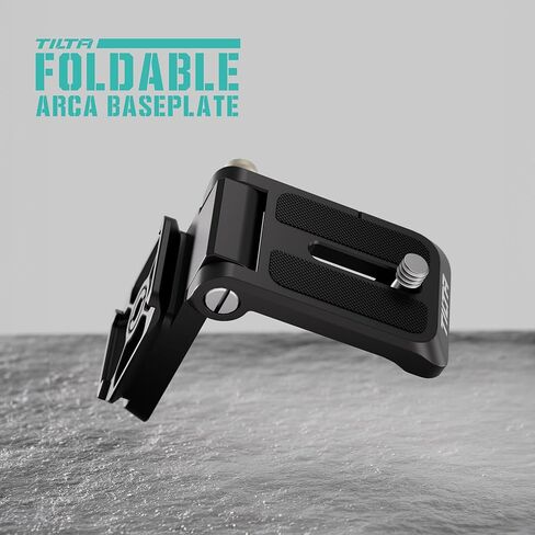 Tilta Foldable ARCA Baseplate – Black | Vertical and Horizontal Configurations | Single Unlock Button | 90° Swivel Mount | Weighs Only 2.45 Ozs and Support 6.6 Lbs | TA-FAB-B in Saudi Arabia