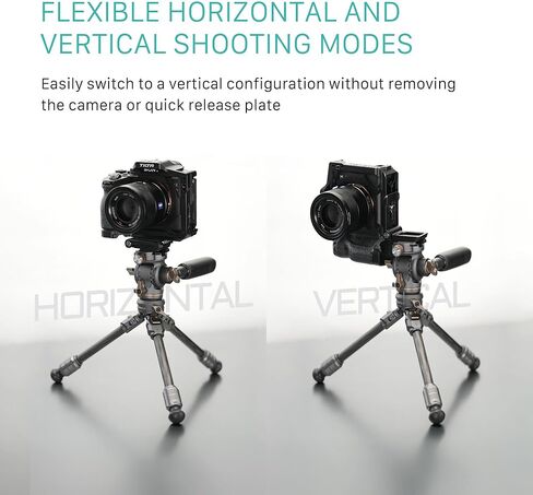 Tilta Foldable ARCA Baseplate – Black | Vertical and Horizontal Configurations | Single Unlock Button | 90° Swivel Mount | Weighs Only 2.45 Ozs and Support 6.6 Lbs | TA-FAB-B in Saudi Arabia